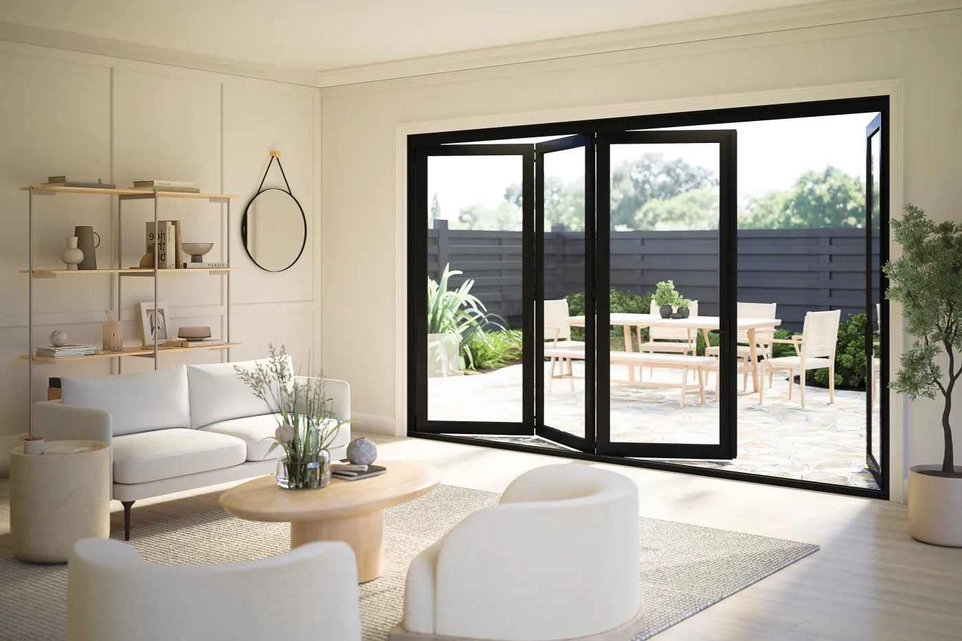 Infinity From Marvin Bifold Cascading Patio Door Amarillo Solar Shade Amarillo Texas