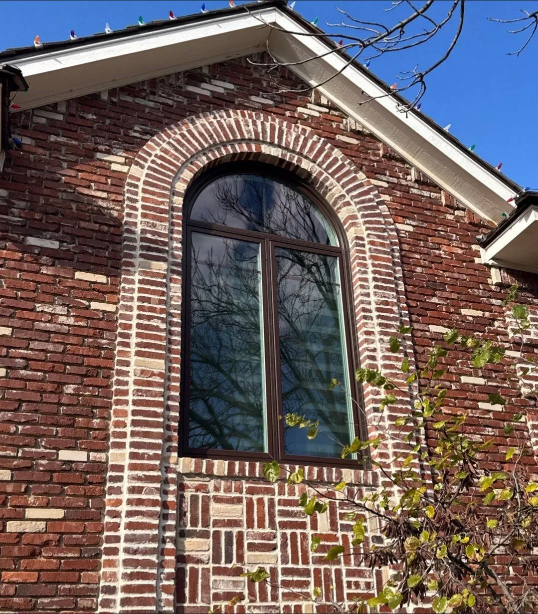 Bahama Brown Casement Full Frame Infinity by Marvin Fiberglass Windows Amarillo Solar Shade Texas