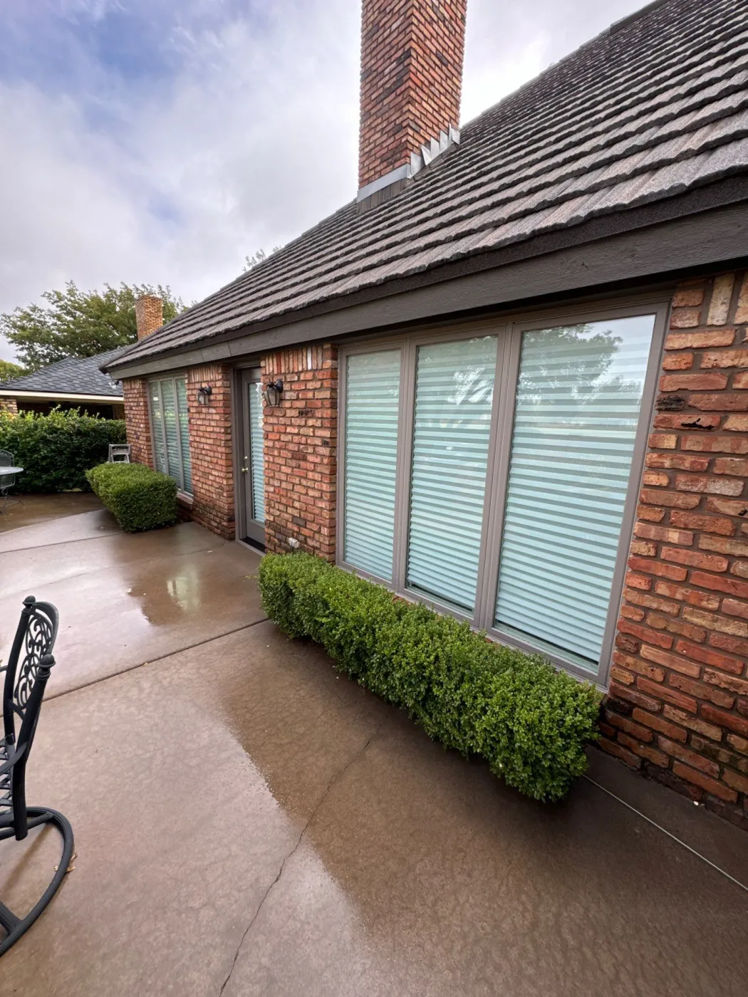 Pebble Grey Casement Windows Amarillo Solar Shade Clovis New Mexico