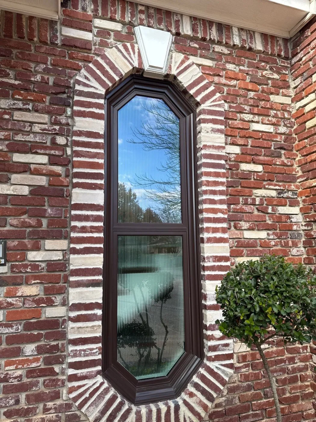 Rotted Wood Window Replaced With Fiberglass Windows Amarillo Solar Shade Texas After