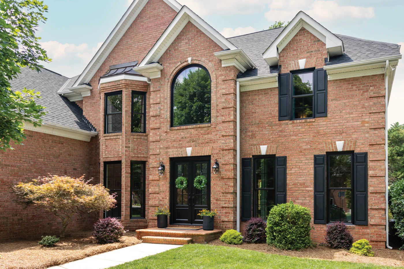 Marvin single hung windows installed by Amarillo Solar Shade Co.